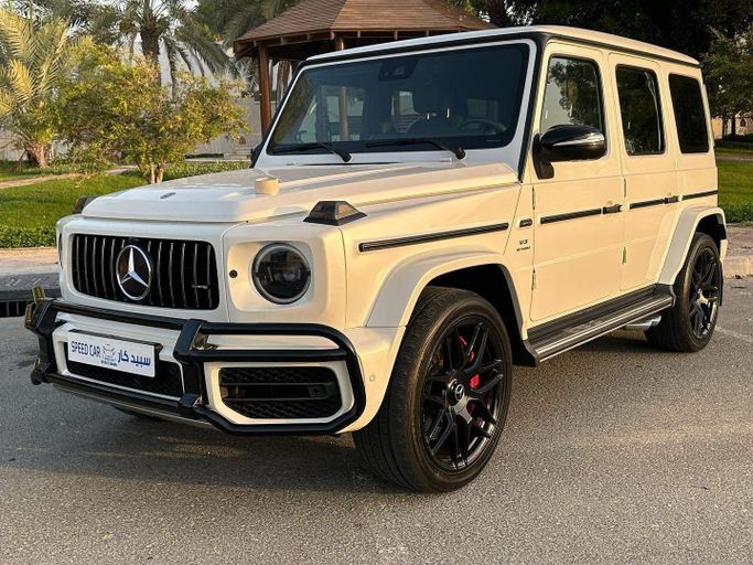 Новый Mercedes-Benz G-Class AMG 63 AMG II (W463), 4.0 л, 2019 в Абу-Даби от Speed Car Motors Белый цвет. GCC | AUTO.AE