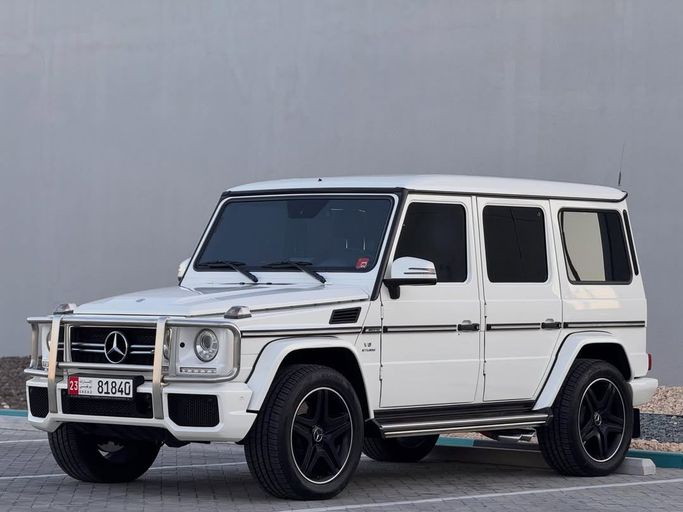 مستعملة Mercedes-Benz G-Class AMG 63 AMG I (W463 W463) فيس ليفت 3, 5.5 l, 2015 في في أبو ظبي من Deals On Wheels Motors Cars Showroom، اللون أبيض. مواصفات الخليج | AUTO.AE | إعلان #270357
