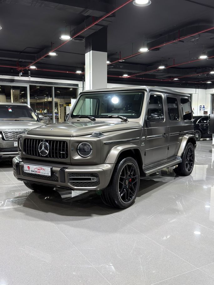 Used ⁦Mercedes-Benz G-Class AMG 63 AMG II (W463), 4.0 l, 2020⁩ in UAE, Abu Dhabi by Emco car, Tan color. GCC Specs | AUTO.AE | Listing #288854