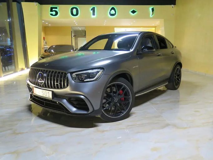 Used Mercedes-Benz GLC Coupe AMG 63 AMG S I (C253) Facelift, 4.0 l, 2020 in Abu Dhabi by 501 cars, Grey color. GCC Specs | AUTO.AE