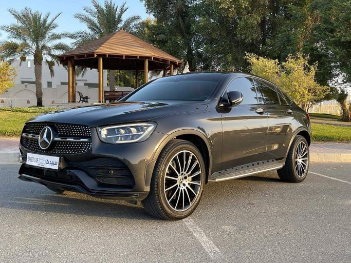 Used Mercedes-Benz GLC Coupe 300 I (C253) Facelift, 2.0 l, 2021 in Abu Dhabi by Speed Car Motors, Black color. GCC Specs | AUTO.AE