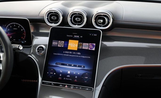 Used Mercedes-Benz GLC 200 II (X254), 2.0 l, 2024 in Abu Dhabi by Advantage Motors, Navy Blue color. GCC Specs | AUTO.AE