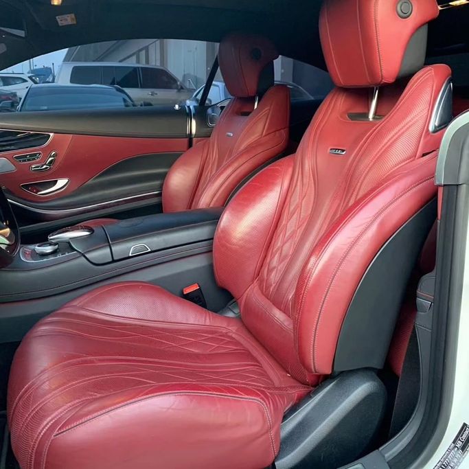 Подержанный Mercedes-Benz S-Class AMG 63 AMG III (W222, C217), 5.5 л, 2016 в Абу-Даби от Al Fajr Automobile showroom Белый цвет. Европейская | AUTO.AE