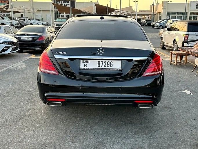 Подержанный Mercedes-Benz S-Class 400 Long VI (W222, C217), 3.0 л, 2015 в Абу-Даби от Al Waleed Used Cars Черный цвет. GCC | AUTO.AE