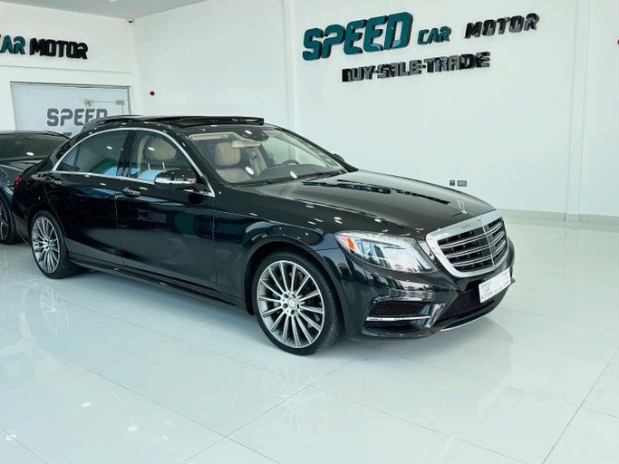 Подержанный Mercedes-Benz S-Class 550 VI (W222, C217), 4.7 л, 2015 в Абу-Даби от Speed Car Motors Черный цвет.  | AUTO.AE