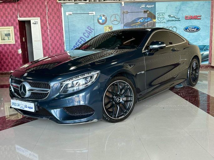Подержанный Mercedes-Benz S-Class 500 VI (W222, C217), 4.7 л, 2016 в Абу-Даби от Speed Car Motors Тёмно-синий цвет. GCC | AUTO.AE