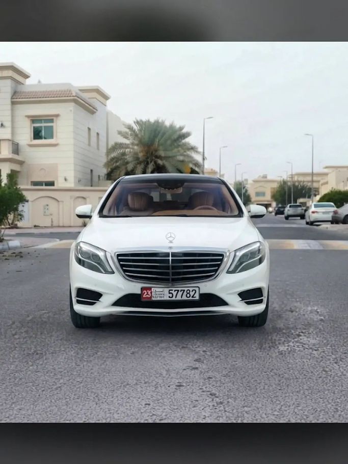 Подержанный Mercedes-Benz S-Class 500/550 Long VI (W222, C217), 4.7 л, 2016 в Абу-Даби Белый цвет. GCC | AUTO.AE | Объявление #271078