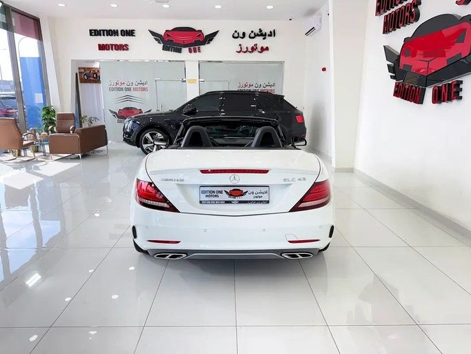 Used Mercedes-Benz SLC AMG I (R172), 3.0 l, 2017 in Abu Dhabi by Edition One Motors, White color. GCC Specs | AUTO.AE