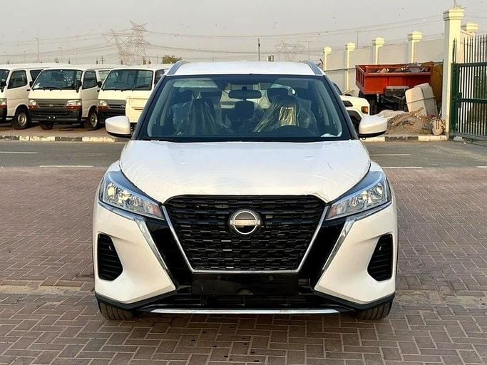 New Nissan Kicks I Facelift, 1.6 l, 2024 in Abu Dhabi by Al Lulu Cars, White color. GCC Specs | AUTO.AE