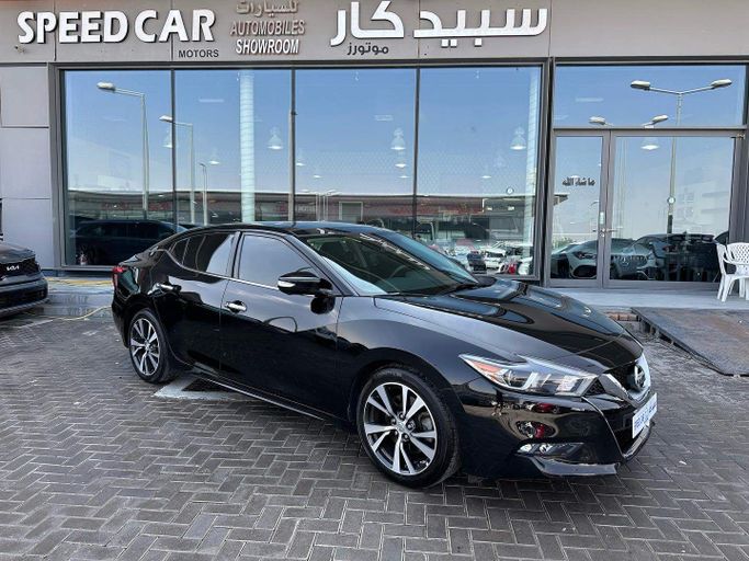 Used Nissan Maxima VIII (A36), 3.5 l, 2016 in Abu Dhabi by Speed Car Motors, Black color.  | AUTO.AE
