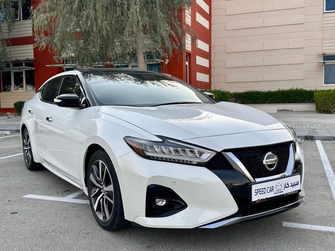 Подержанный Nissan Maxima VIII (A36) Рестайлинг, 3.5 л, 2020 в Абу-Даби от Speed Car Motors Белый цвет. GCC | AUTO.AE
