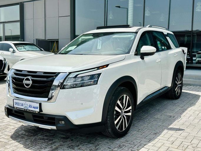 New Nissan Pathfinder V (China Market), 2.0 l, 2023 in Abu Dhabi by Speed Car Motors, White color. GCC Specs | AUTO.AE