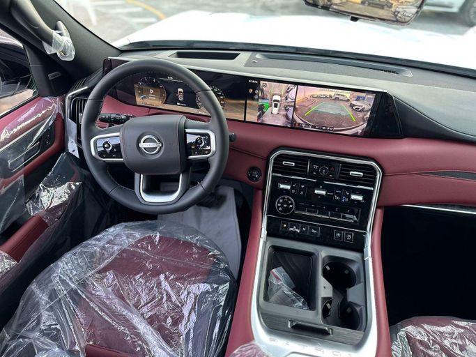 New Nissan Patrol VII (Y63), 3.5 l, 2025 in Abu Dhabi by Al Lulu Cars, White color. GCC Specs | AUTO.AE