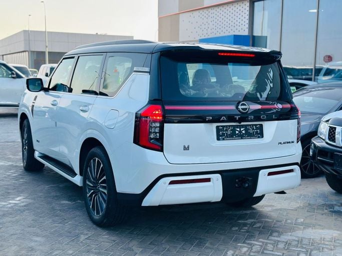 New Nissan Patrol VII (Y63), 3.5 l, 2025 in Abu Dhabi by Al Lulu Cars, White color. GCC Specs | AUTO.AE