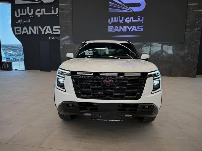 New Nissan Patrol VII (Y63), 3.5 l, 2026 in Abu Dhabi by Baniyas Cars Abu Dhabi, White color. GCC Specs | AUTO.AE