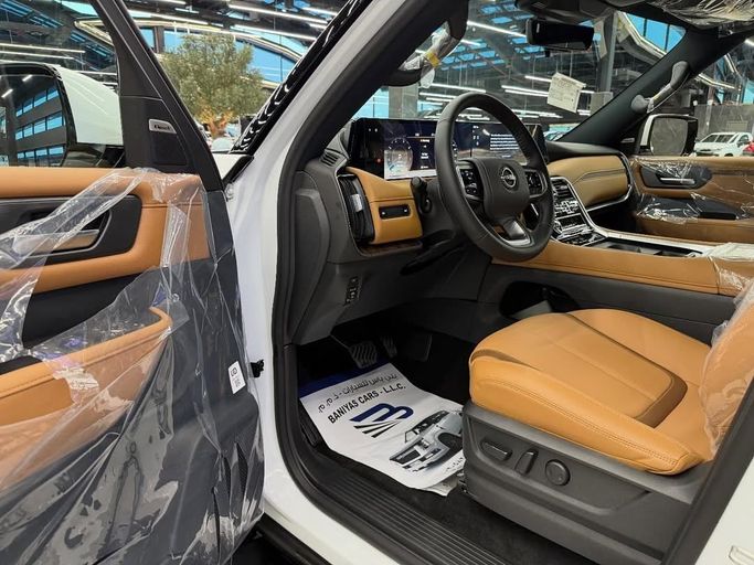 Новый Nissan Patrol VII (Y63), 3.8 л, 2026 в Абу-Даби от Baniyas Cars Abu Dhabi Белый цвет. GCC | AUTO.AE