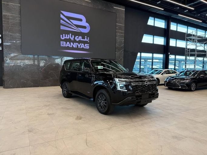Новый Nissan Patrol VII (Y63), 3.5 л, 2026 в Абу-Даби от Baniyas Cars Abu Dhabi Черный цвет. GCC | AUTO.AE