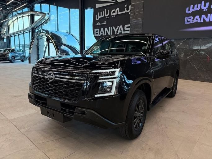 Новый Nissan Patrol VII (Y63), 3.5 л, 2026 в Абу-Даби от Baniyas Cars Abu Dhabi Черный цвет. GCC | AUTO.AE