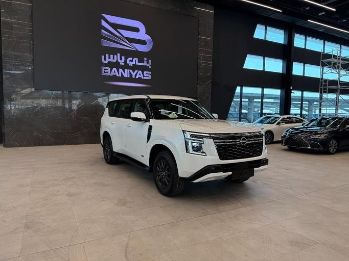 Новый Nissan Patrol VII (Y63), 3.5 л, 2026 в Абу-Даби от Baniyas Cars Abu Dhabi Белый цвет. GCC | AUTO.AE