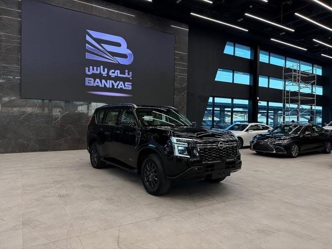Новый Nissan Patrol VII (Y63), 3.5 л, 2026 в Абу-Даби от Baniyas Cars Abu Dhabi Черный цвет. GCC | AUTO.AE
