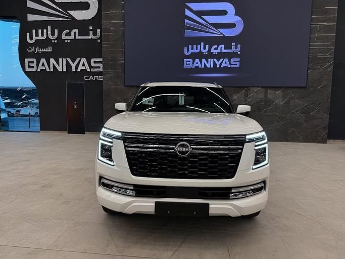 Новый Nissan Patrol VII (Y63), 3.5 л, 2026 в Абу-Даби от Baniyas Cars Abu Dhabi Белый цвет. GCC | AUTO.AE