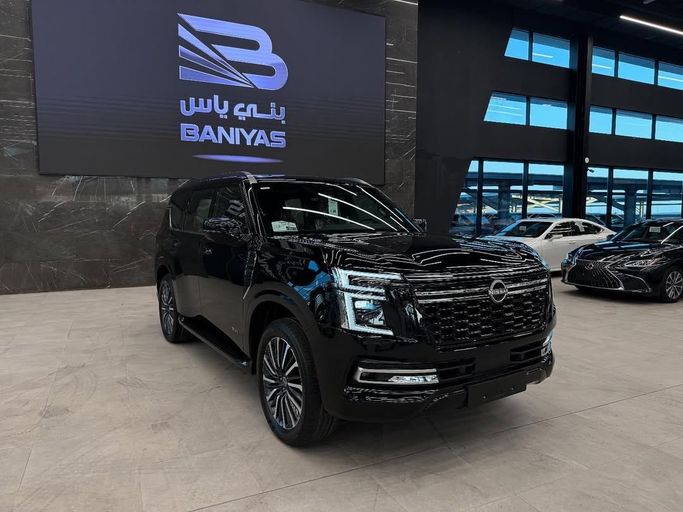 Новый Nissan Patrol VII (Y63), 3.5 л, 2026 в Абу-Даби от Baniyas Cars Abu Dhabi Черный цвет. GCC | AUTO.AE