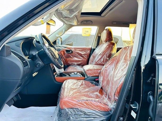 New Nissan Patrol VII (Y63), 3.8 l, 2024 in Abu Dhabi by Al Lulu Cars, Black color. Japanese Specs | AUTO.AE