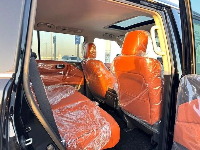 New Nissan Patrol VII (Y63), 3.8 l, 2024 in Abu Dhabi by Al Lulu Cars, Black color. Japanese Specs | AUTO.AE