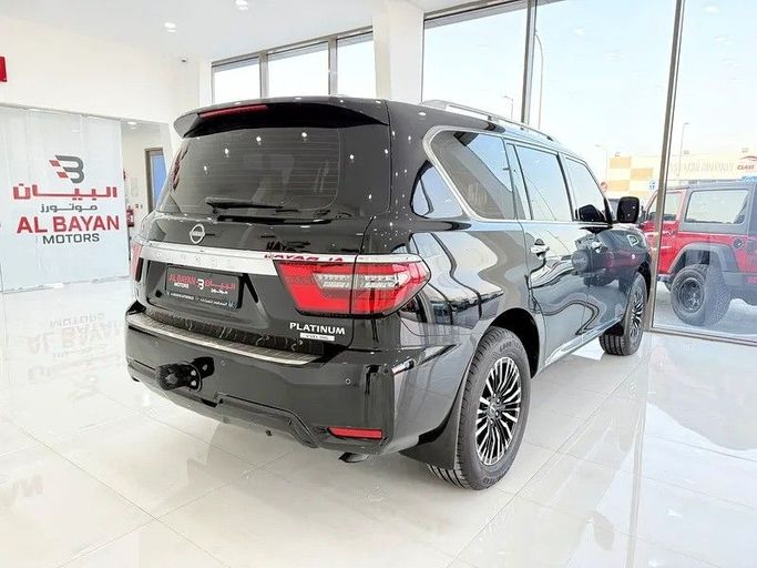 Used Nissan Patrol VI (Y62) Facelift 2, 5.6 l, 2023 in Abu Dhabi by Al Bayan Motors, Black color. GCC Specs | AUTO.AE