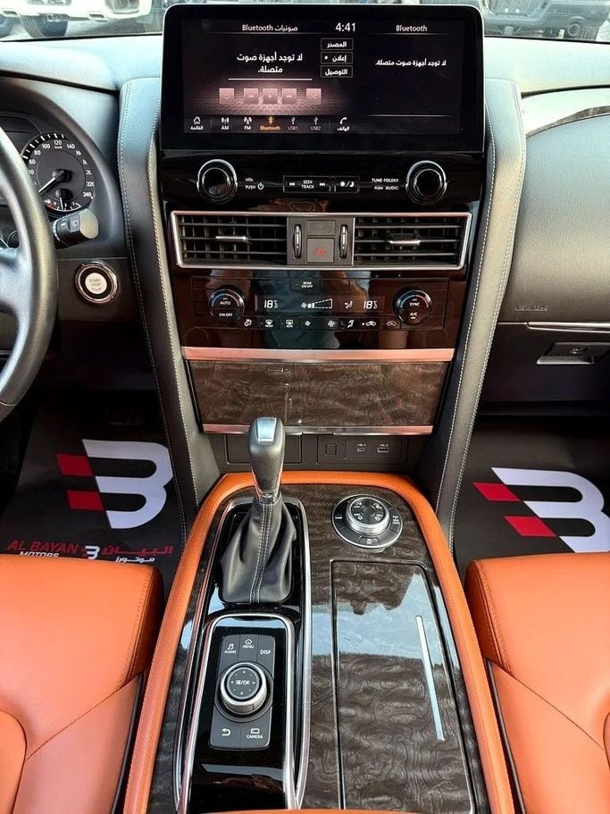 Used Nissan Patrol VI (Y62) Facelift 2, 5.6 l, 2024 in Abu Dhabi by Al Bayan Motors, Black color. GCC Specs | AUTO.AE