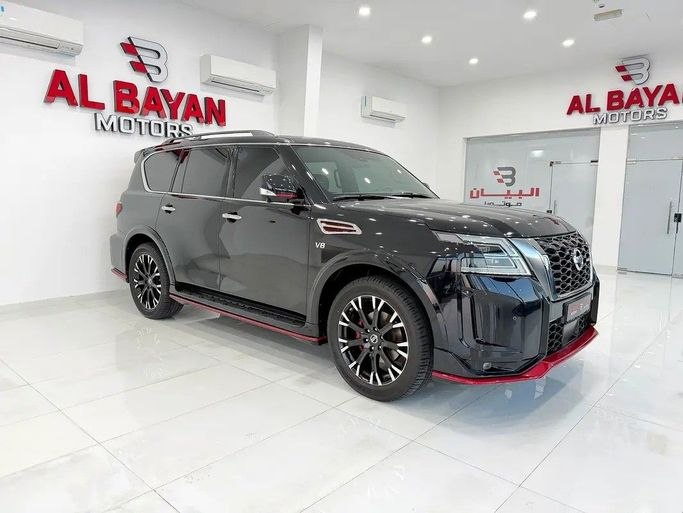 Used Nissan Patrol VI (Y62) Facelift 2, 5.6 l, 2021 in Abu Dhabi by Al Bayan Motors, Black color. GCC Specs | AUTO.AE