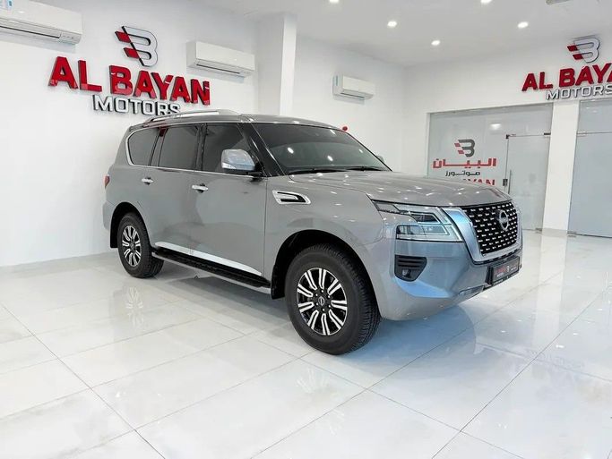 Used Nissan Patrol VI (Y62) Facelift 2, 4.0 l, 2022 in Abu Dhabi by Al Bayan Motors, Grey color. GCC Specs | AUTO.AE
