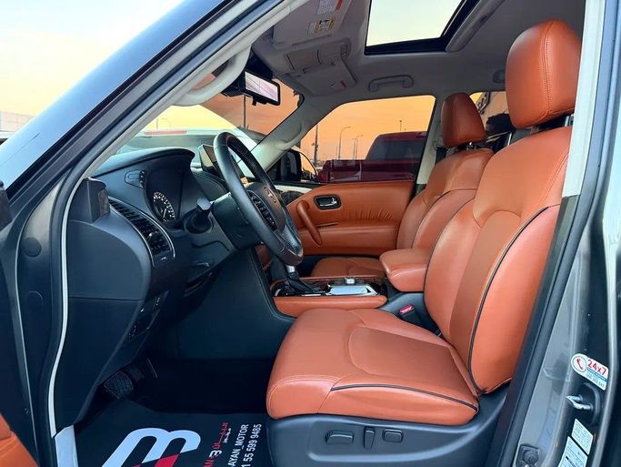 Used Nissan Patrol VI (Y62) Facelift 2, 4.0 l, 2022 in Abu Dhabi by Al Bayan Motors, Grey color. GCC Specs | AUTO.AE