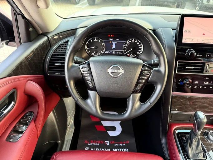 Used Nissan Patrol VI (Y62) Facelift 2, 5.6 l, 2024 in Abu Dhabi by Al Bayan Motors, White color. GCC Specs | AUTO.AE