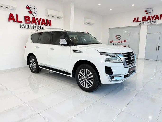 Used Nissan Patrol VI (Y62) Facelift 2, 4.0 l, 2020 in Abu Dhabi by Al Bayan Motors, White color. GCC Specs | AUTO.AE