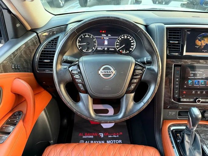 Used Nissan Patrol VI (Y62) Facelift 2, 4.0 l, 2020 in Abu Dhabi by Al Bayan Motors, White color. GCC Specs | AUTO.AE