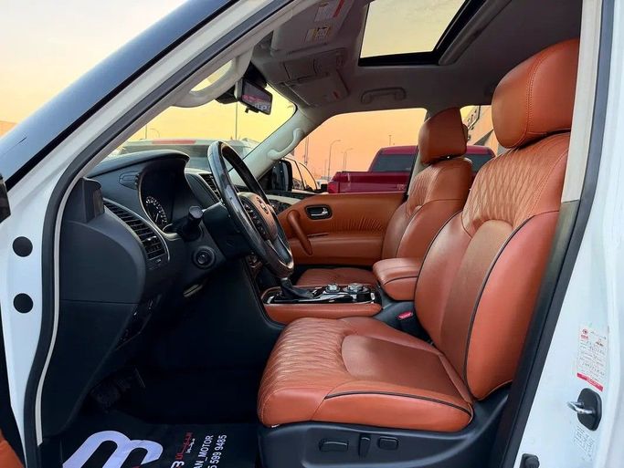 Used Nissan Patrol VI (Y62) Facelift 2, 4.0 l, 2020 in Abu Dhabi by Al Bayan Motors, White color. GCC Specs | AUTO.AE