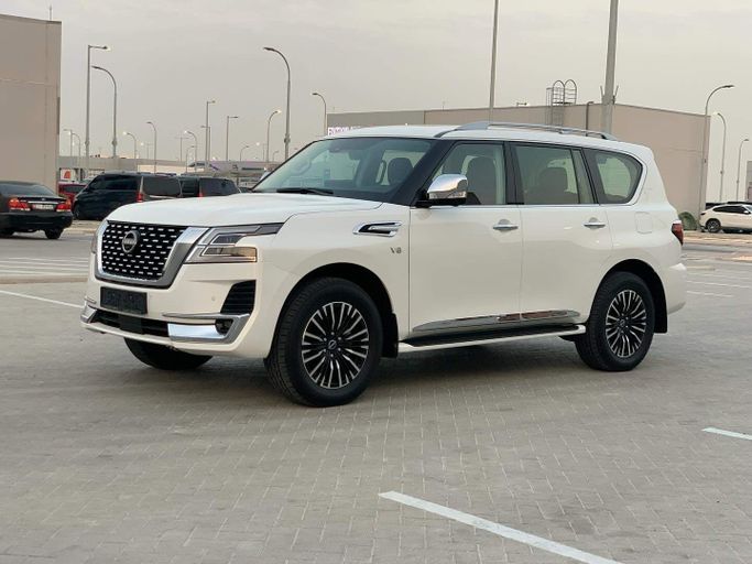 Used Nissan Patrol VI (Y62) Facelift 2, 5.6 l, 2024 in Abu Dhabi by Al Fajr Automobile showroom, White color. Other | AUTO.AE
