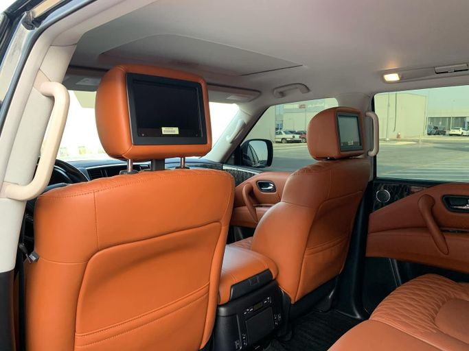 Used Nissan Patrol VI (Y62) Facelift 2, 5.6 l, 2021 in Abu Dhabi by Al Fajr Automobile showroom, Black color. Other | AUTO.AE