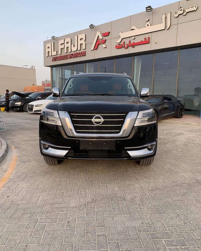 Used Nissan Patrol VI (Y62) Facelift 2, 5.6 l, 2021 in Abu Dhabi by Al Fajr Automobile showroom, Black color. Other | AUTO.AE