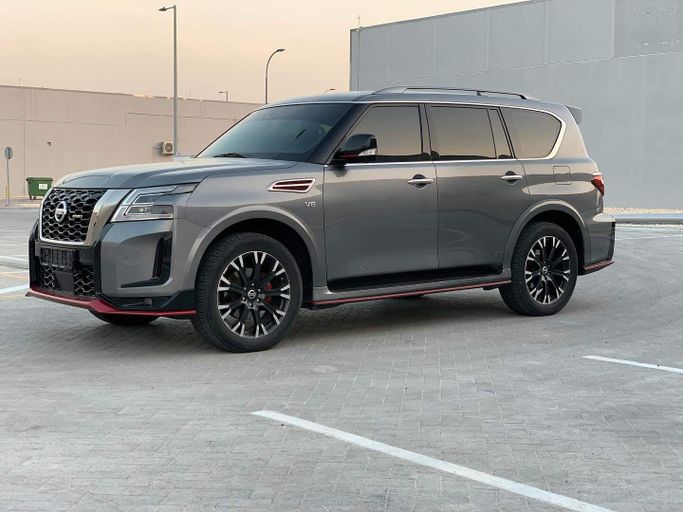 Used Nissan Patrol VI (Y62) Facelift 2, 5.6 l, 2021 in Abu Dhabi by Al Fajr Automobile showroom, Grey color. Other | AUTO.AE