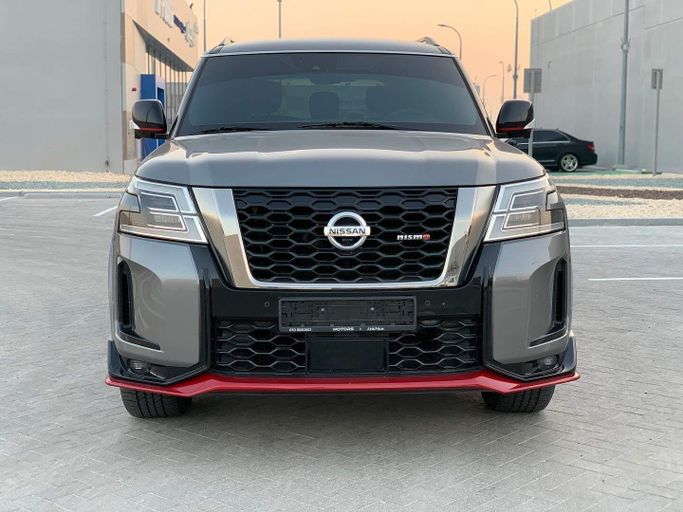 Used Nissan Patrol VI (Y62) Facelift 2, 5.6 l, 2021 in Abu Dhabi by Al Fajr Automobile showroom, Grey color. Other | AUTO.AE