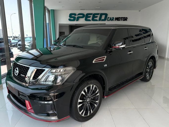 Подержанный Nissan Patrol VI (Y62) Рестайлинг, 5.6 л, 2015 в Абу-Даби от Speed Car Motors Черный цвет. GCC | AUTO.AE