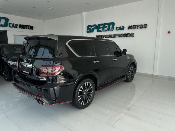 Подержанный Nissan Patrol VI (Y62) Рестайлинг, 5.6 л, 2015 в Абу-Даби от Speed Car Motors Черный цвет. GCC | AUTO.AE