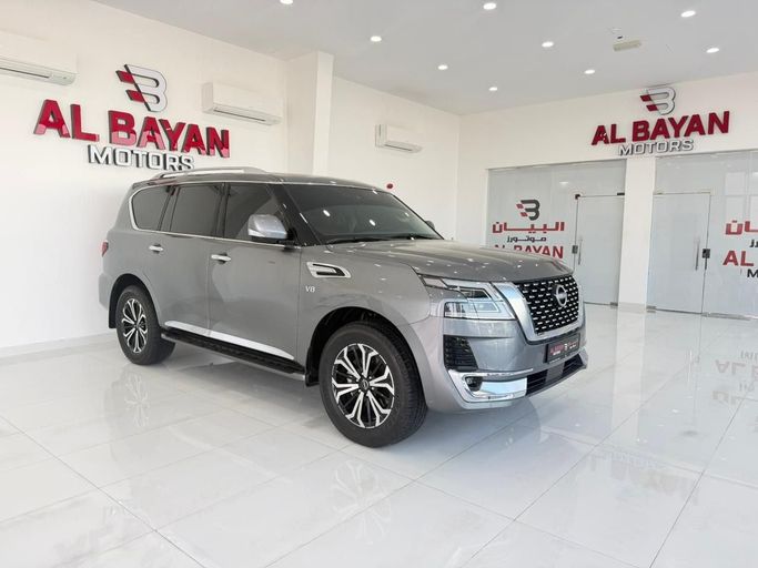 Used Nissan Patrol VI (Y62) Facelift 2, 4.0 l, 2024 in Abu Dhabi by Al Bayan Motors, Grey color. GCC Specs | AUTO.AE