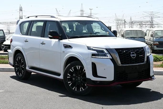 New Nissan Patrol VI (Y62) Facelift 2, 5.6 l, 2023 in Abu Dhabi by Extra Car Showroom, White color. GCC Specs | AUTO.AE