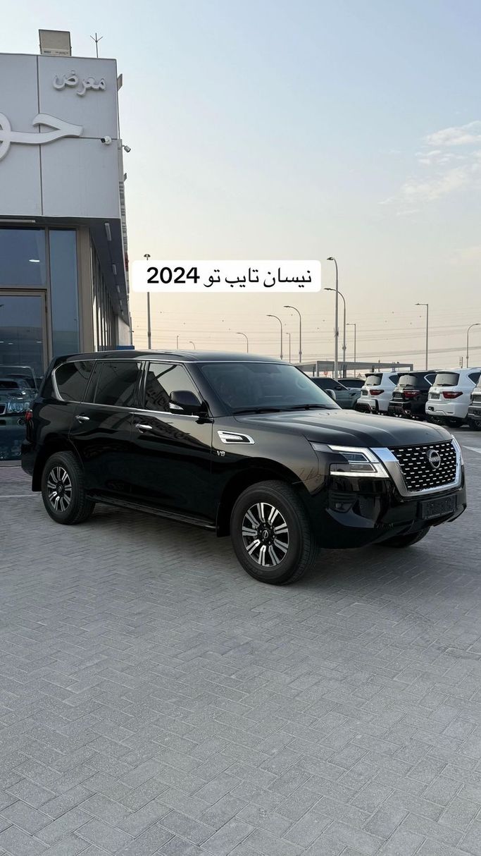 New Nissan Patrol VI (Y62) Facelift 2, 5.6 l, 2024 in Abu Dhabi by Around The World Auto Mobile, Black color. Other | AUTO.AE