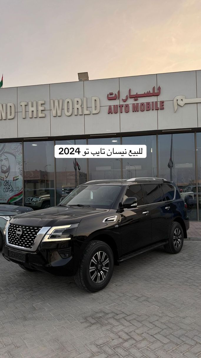 Used Nissan Patrol VI (Y62) Facelift 2, 5.6 l, 2024 in Abu Dhabi by Around The World Auto Mobile, Black color. Other | AUTO.AE