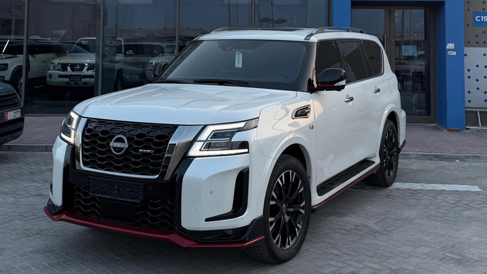 Used Nissan Patrol VI (Y62) Facelift 2, 5.6 l, 2023 in Abu Dhabi by Around The World Auto Mobile, White color. Other | AUTO.AE
