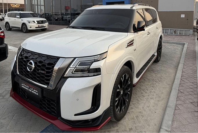 Подержанный Nissan Patrol VI (Y62) Рестайлинг 2, 5.6 л, 2021 в Абу-Даби от Around The World Auto Mobile Белый цвет. Other | AUTO.AE